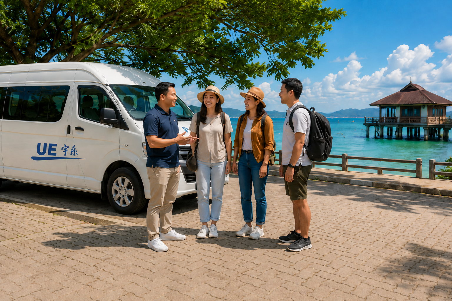 Universal Eden Holidays guests and transport service